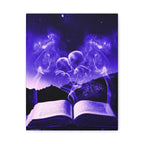 Magic Book Love Spell Canvas Wall Art - Witchy Fantasy Decor