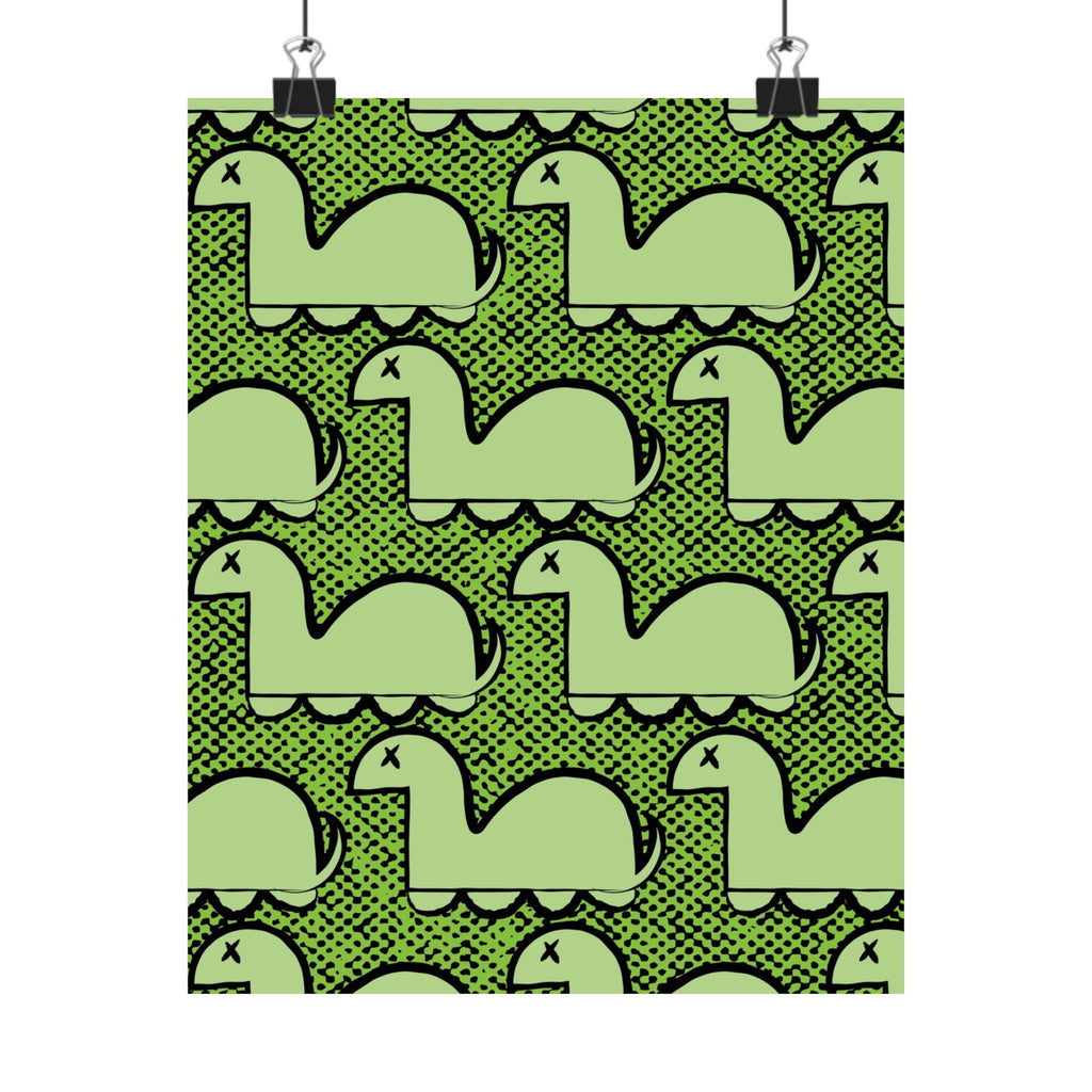 Dino Rampage Poster - Dinosaur City Attack Art Print