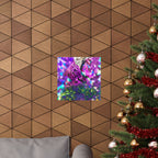 Trippy Cheetah Matte Poster Print