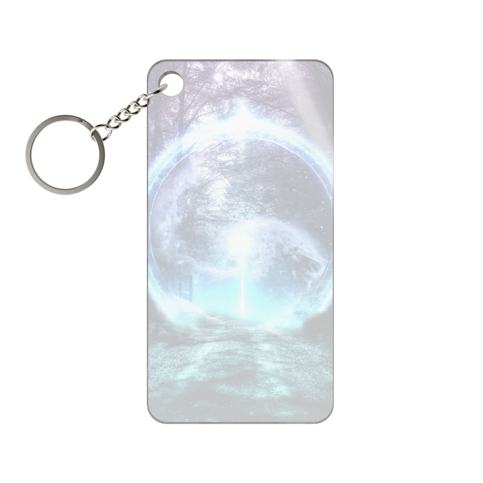 Lost Forest Magic Portal Keychain - Fantasy Acrylic Charm