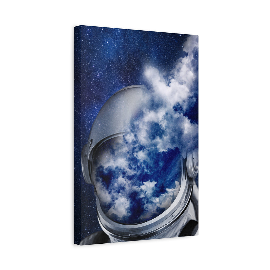 Psychedelic Astronaut Canvas Wall Art - Dreamy Space Decor