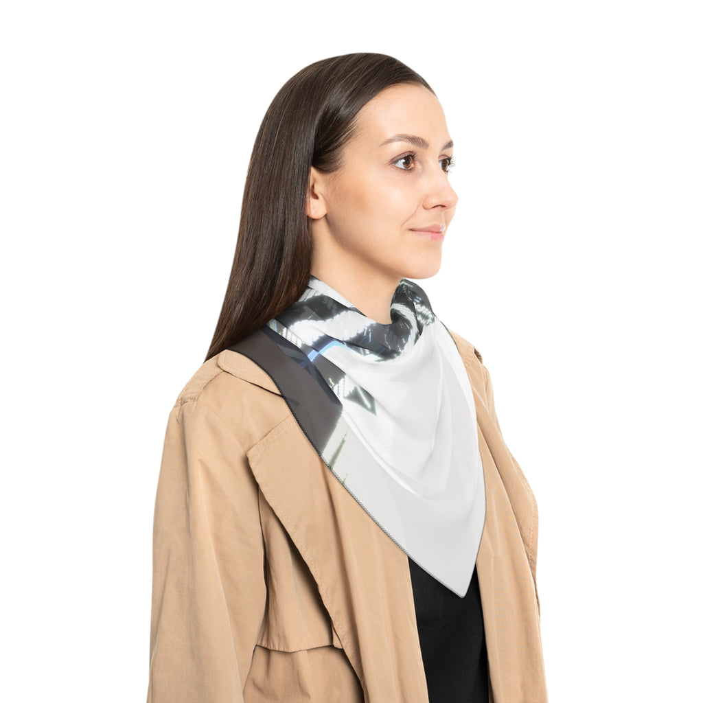 Space Paranoia Scarf - Mysterious Spaceship Shawl