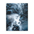 Frozen Forest Canvas Wall Art - Winter Wonderland Nature Decor