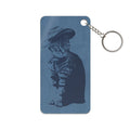 Grey Tabby Cat Keychain - Cute Pet Acrylic Charm
