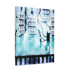 Memory Chamber Canvas Wall Art - Futuristic Sci-Fi Interior Decor
