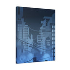 City Lights Nightscape Canvas Wall Art - Luminous Skyline Decor