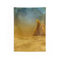 Desert Graveyard Tapestry - Dark Landscape Wall Hanging