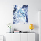 Blue Sky Dragon Canvas Wall Art - Celestial Fantasy Decor