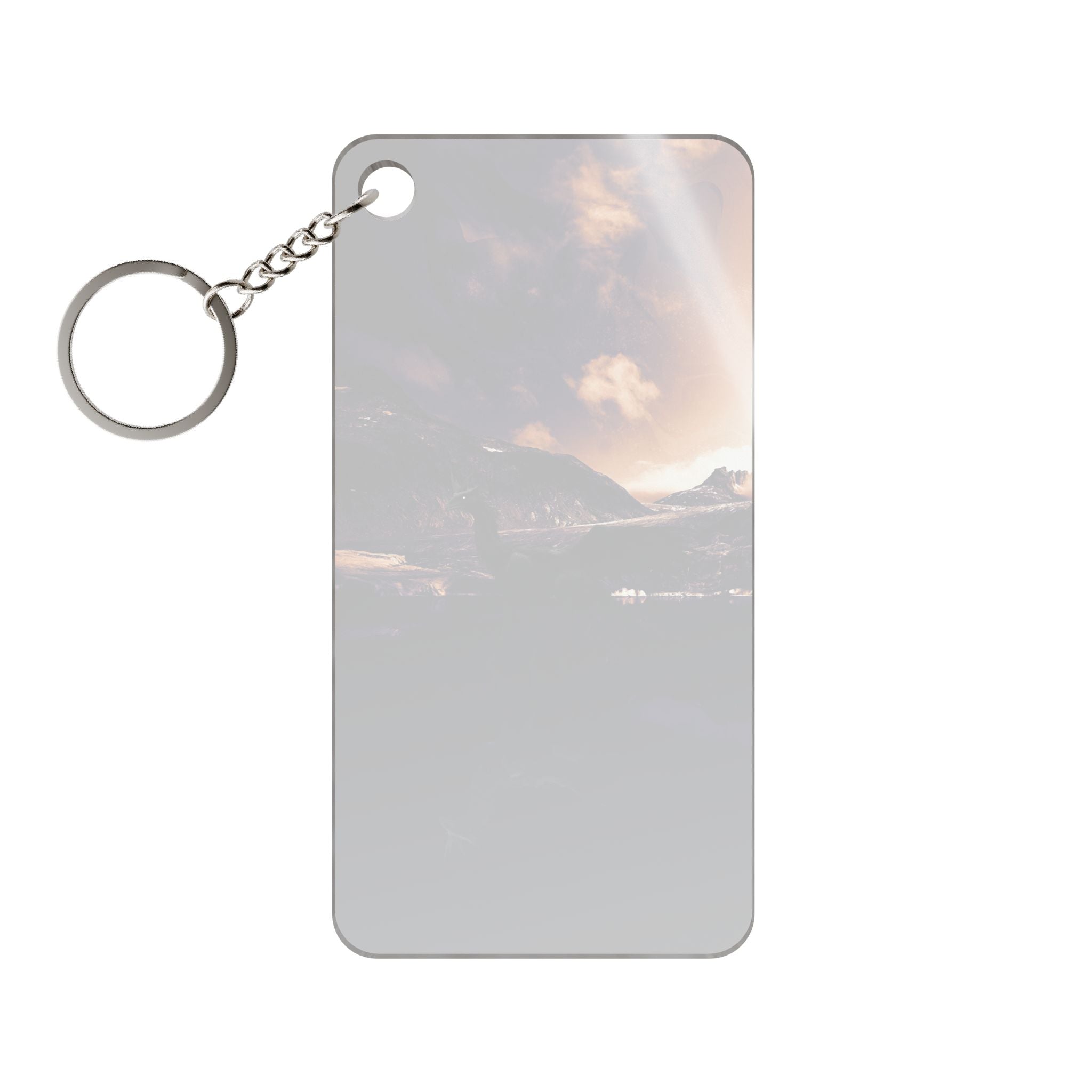 Baby Winged Dragon Keychain - Fantasy Acrylic Charm