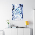 Blue Sky Dragon Canvas Wall Art - Celestial Fantasy Decor