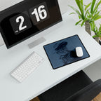 Grey Tabby Kitten Mouse Pad - Cute Cat Desk Mat