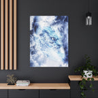 Blue Sky Dragon Canvas Wall Art - Celestial Fantasy Decor