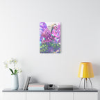 Vibrant Roaring Leopard Matte Canvas Wall Art