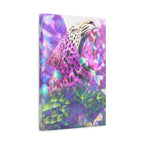 Vibrant Roaring Leopard Matte Canvas Wall Art