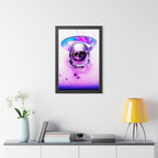 Astronaut Skeleton Skull Poster - Cosmic Space Skull Art