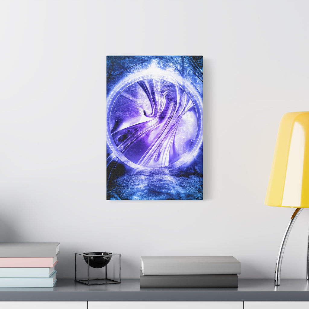 Lost Forest Magic Portal Canvas Art - Enchanted Mystical Woodland Decor