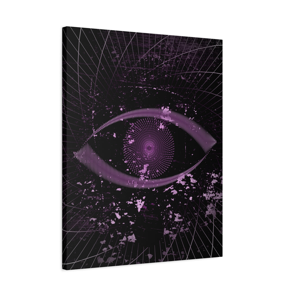 Eye of the Lost Cosmic Canvas Art - Mystical Third-Eye Galaxy Decor