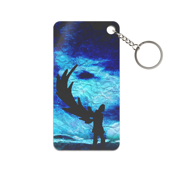 Skybound Keychain - Surreal Cloudscape Acrylic Charm