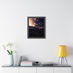 Baby Winged Dragon Poster - Mystic Mountain Lake Fantasy Art