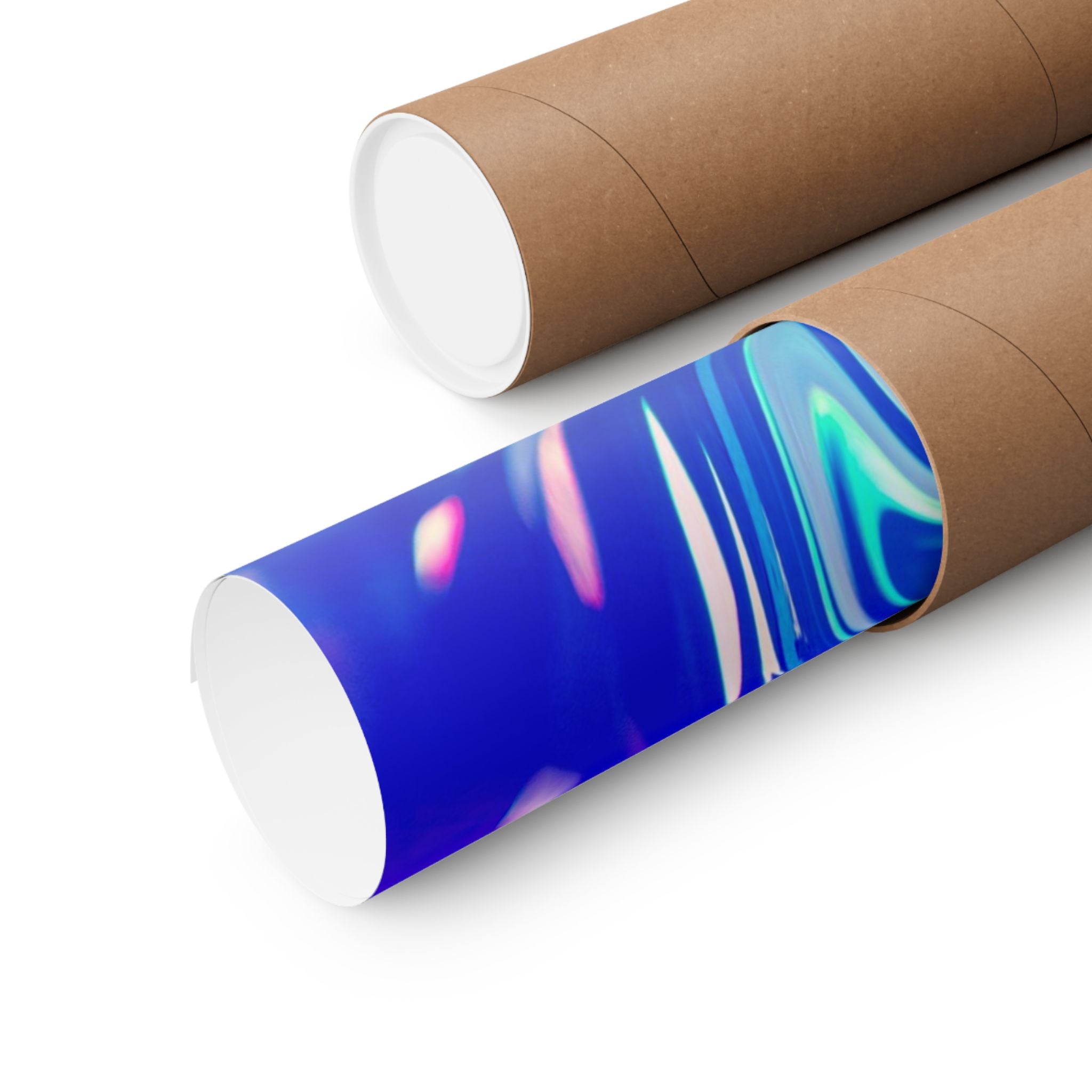 Trippy Holographic Matte Poster Print