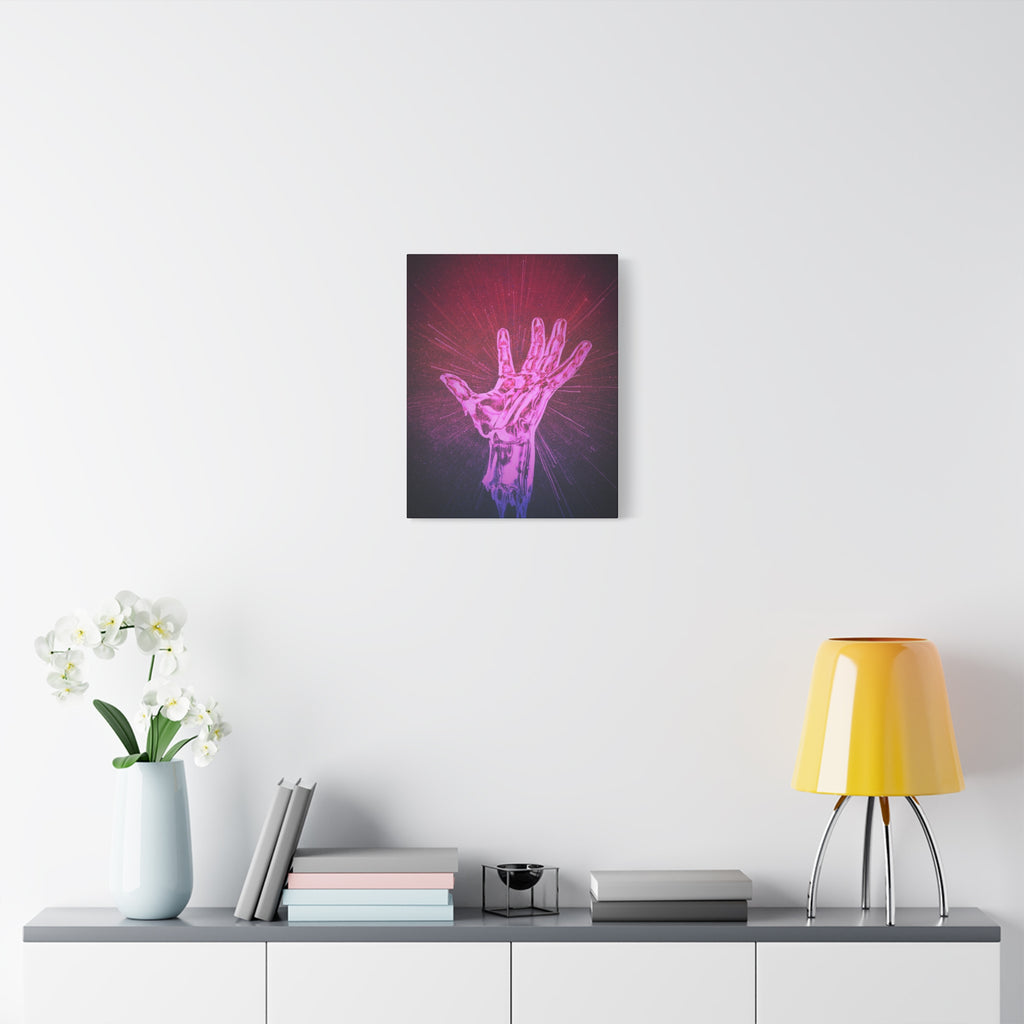 Hand of the Stars Canvas Wall Art - Celestial Cosmic Fantasy Decor