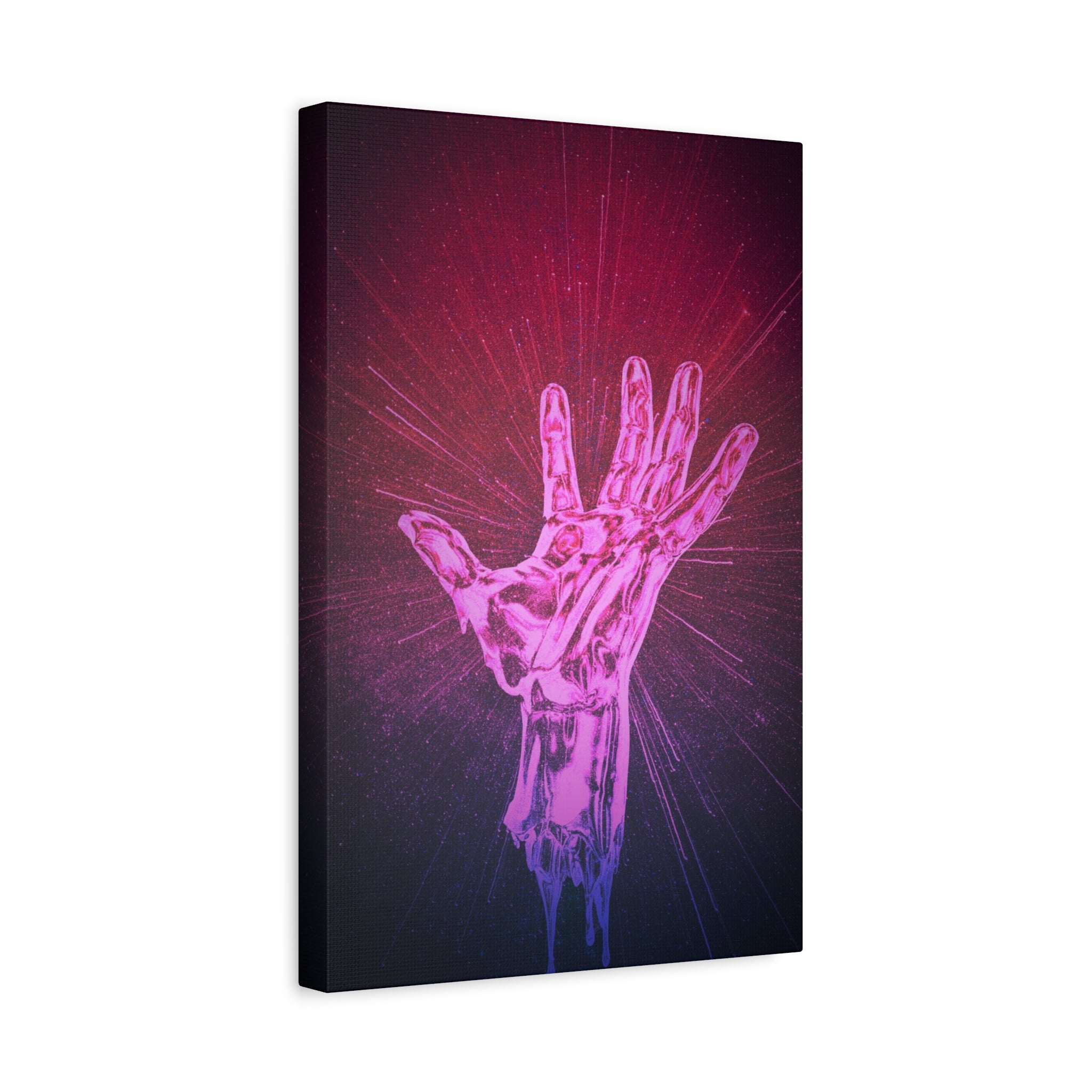 Hand of the Stars Canvas Wall Art - Celestial Cosmic Fantasy Decor