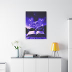 Magic Book Love Spell Canvas Wall Art - Witchy Fantasy Decor
