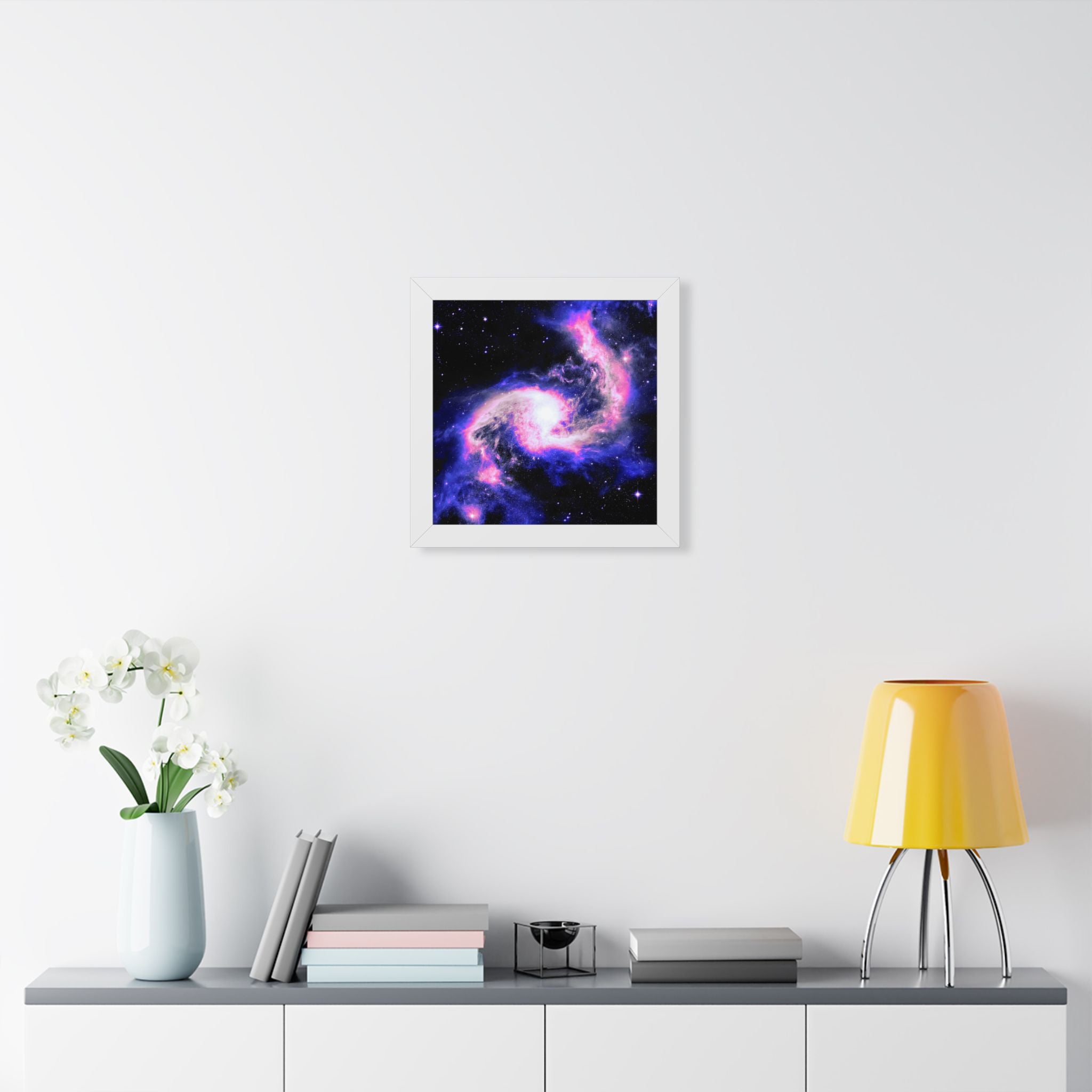 Star Formation Framed Vertical Poster - Stunning Galaxy Art for Home Decor