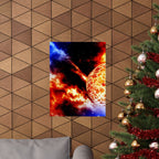 Solar Blast Poster - Cosmic Nebula Space Art Print