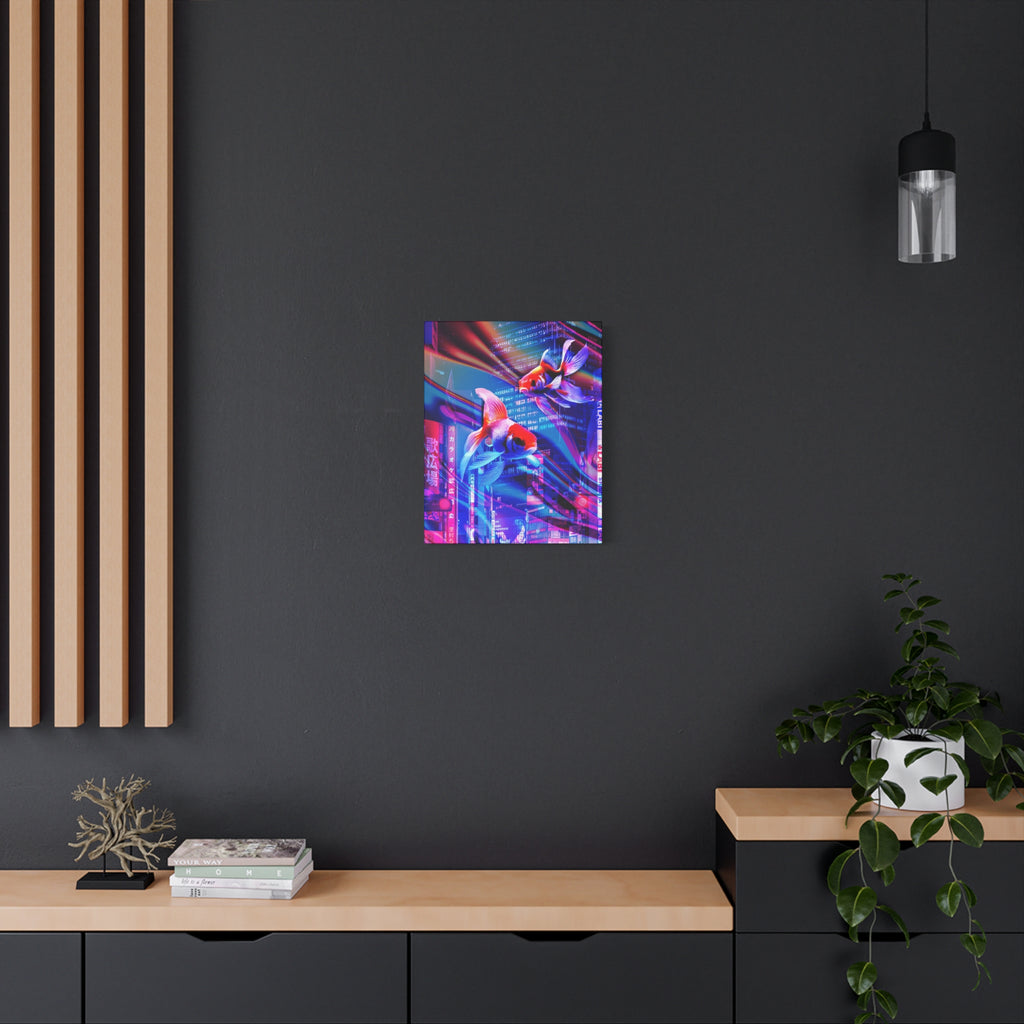 Japanese City Punk Special Edition Canvas Wall Art - Neon Japan Street