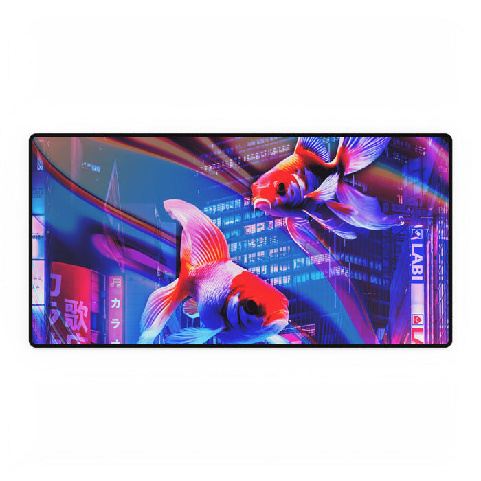 Japanese City Punk FX.2 Koi Attack Desk Mat - Special Edition Mouse Pad