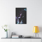 Skybound Canvas Wall Art - Surreal Angel Figure in the Clouds