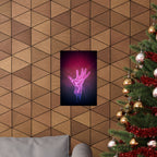 Hand of the Stars Poster Print - Celestial Cosmic Art