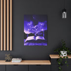 Magic Book Love Spell Canvas Wall Art - Witchy Fantasy Decor