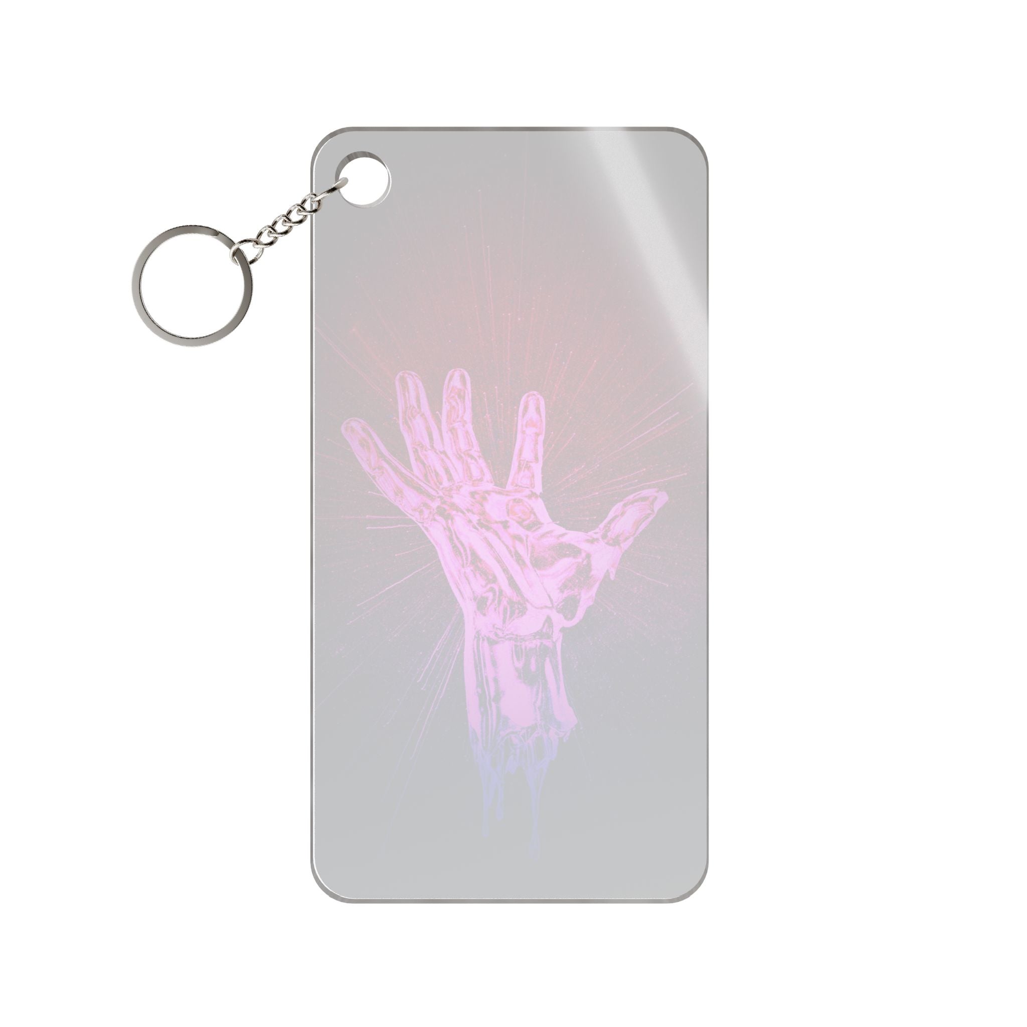 Hand of the Stars Keychain - Celestial Acrylic Art Charm