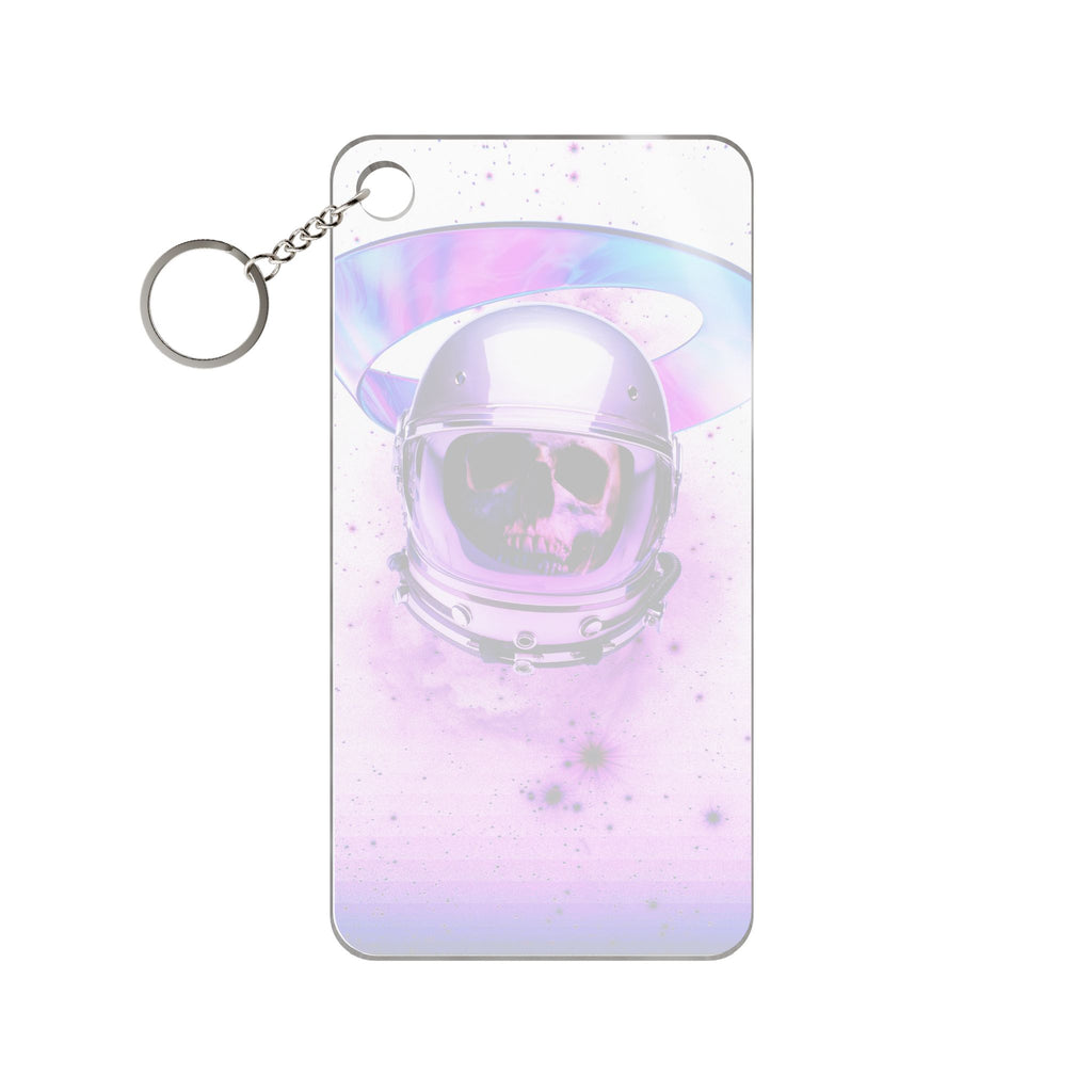Astronaut Skeleton Skull Keychain - Cosmic Acrylic Charm