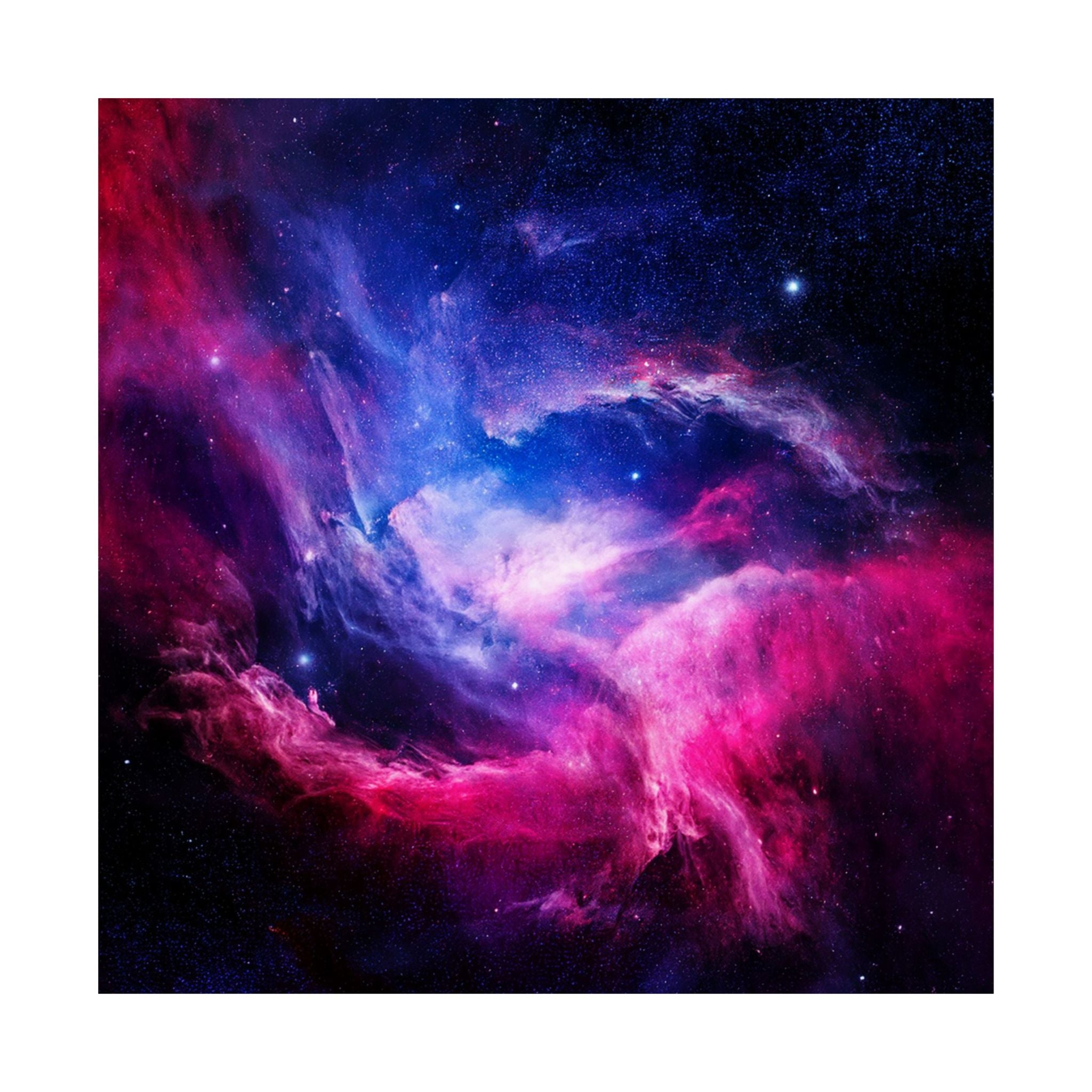 Light Nebula Poster Print - Cosmic Cloud Space Art