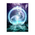 Lost Forest Magic Portal Poster Print - Mystical Fantasy Art