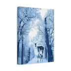Cosmic Deer Canvas Wall Art - Celestial Animal Decor