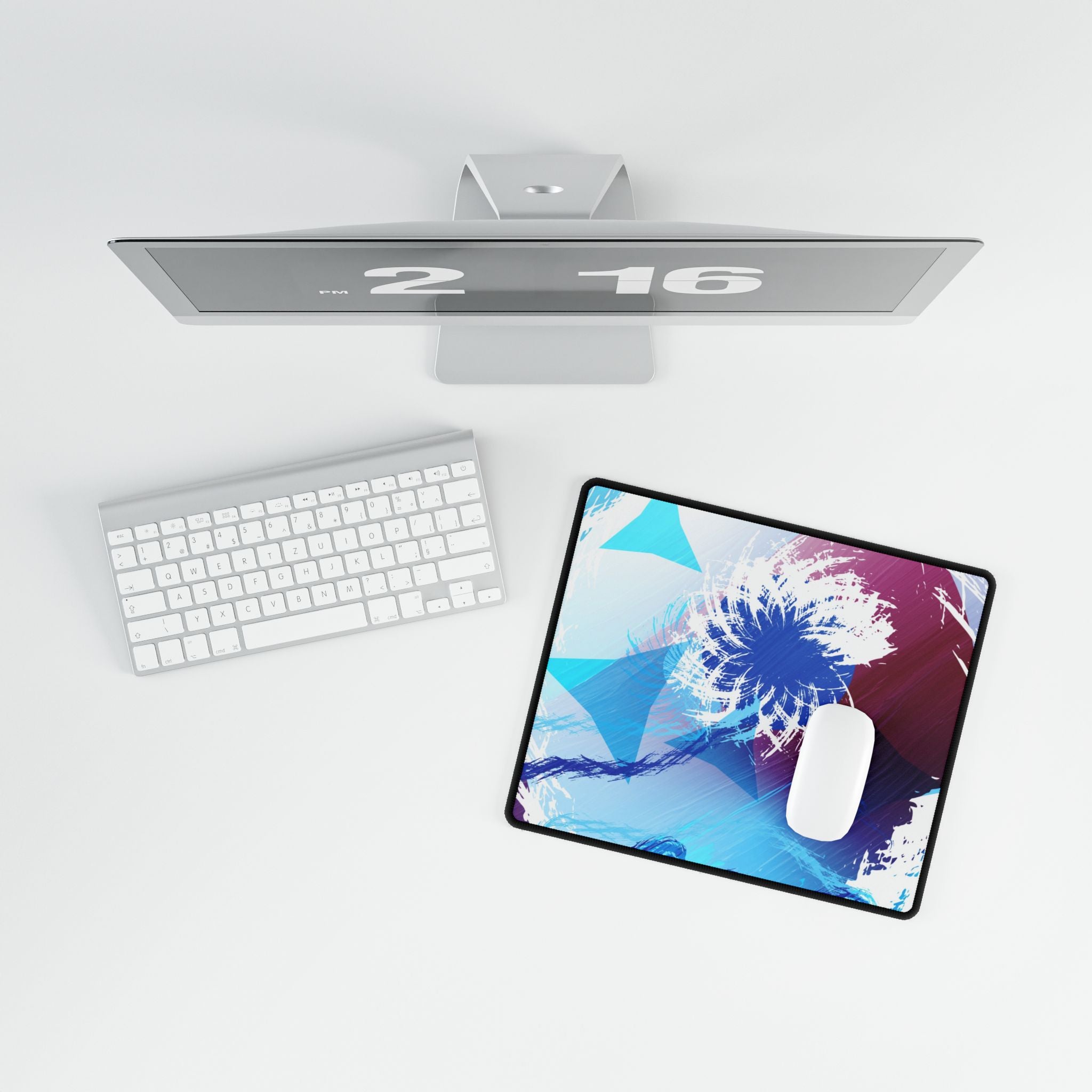 Geometry Portal Abstract Scifi Gaming Mouse Pad