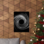 Black Hole Poster Print - Cosmic Deep Space Art