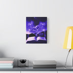 Magic Book Love Spell Canvas Wall Art - Witchy Fantasy Decor