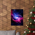 Light Nebula Poster Print - Cosmic Cloud Space Art