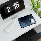 Vibrant City Lights Nightscape Gaming Desk Mat