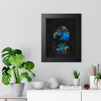 Stellar Castle Window Framed Poster - Galaxy Cosmos Wall Art