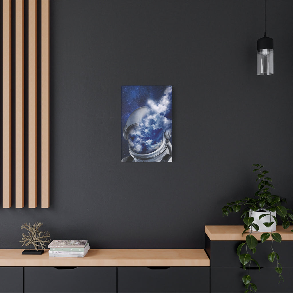 Psychedelic Astronaut Canvas Wall Art - Dreamy Space Decor