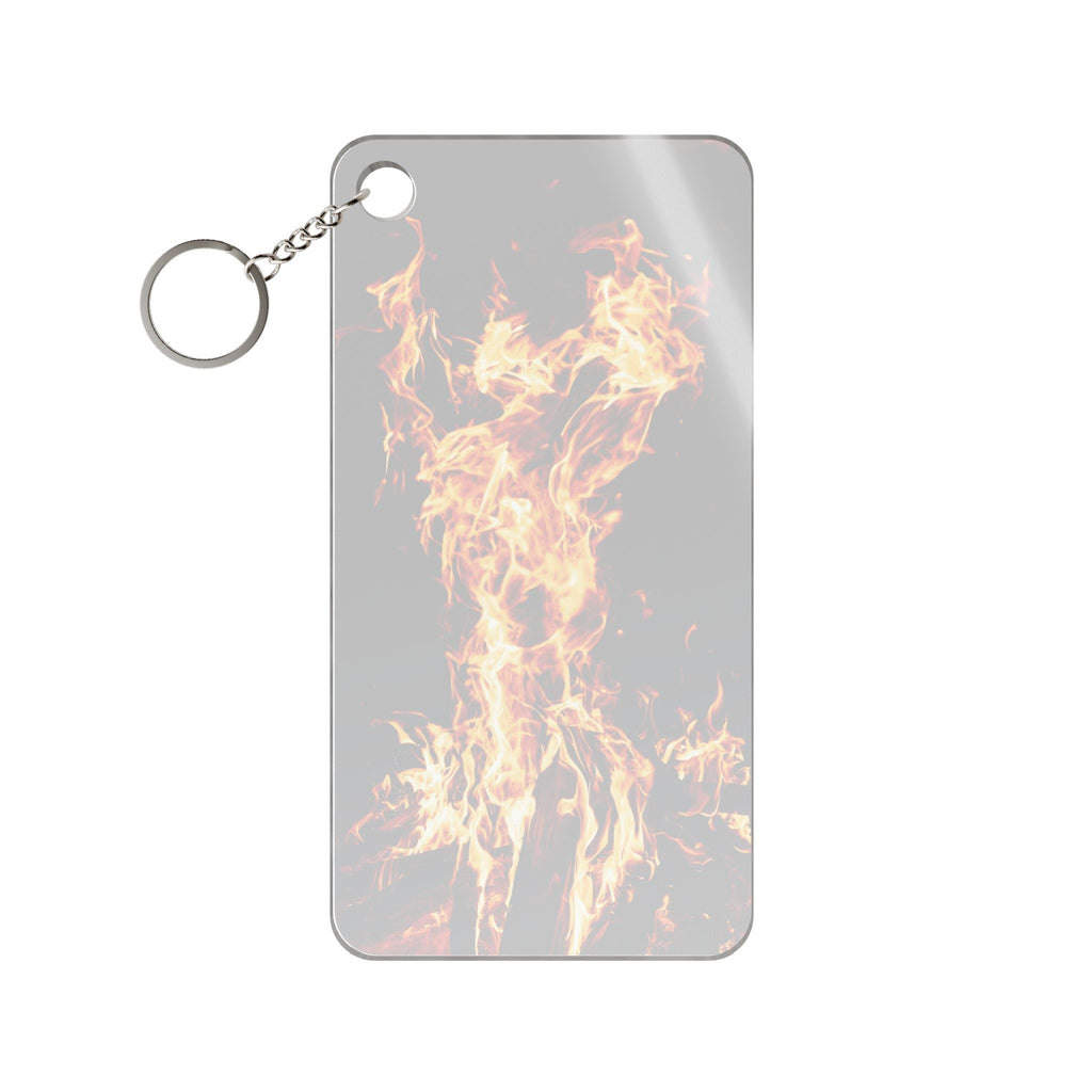 Phoenix Fire Keychain - Mythical Bird Acrylic Charm