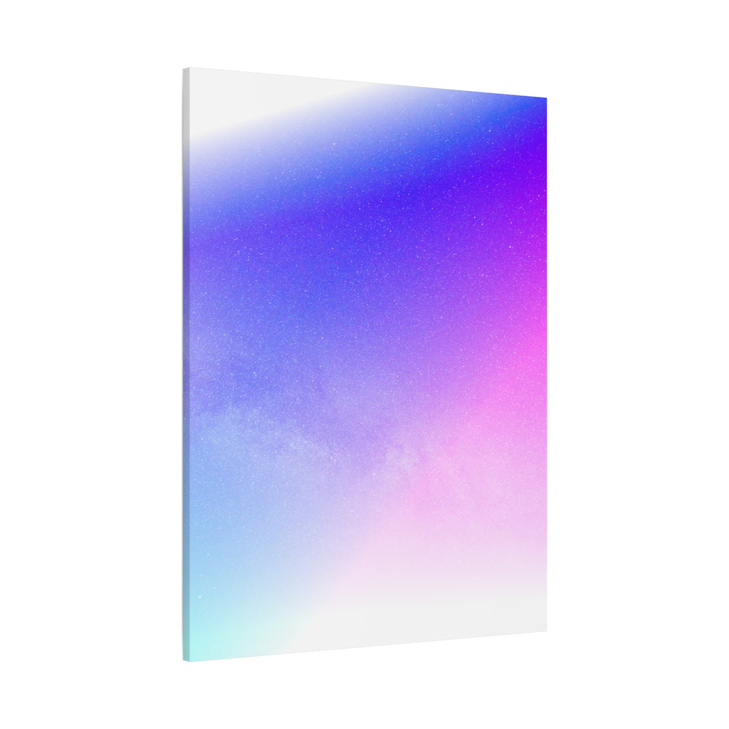 Starfield Space Galaxy Canvas Wall Art - Cosmic Purple Decor
