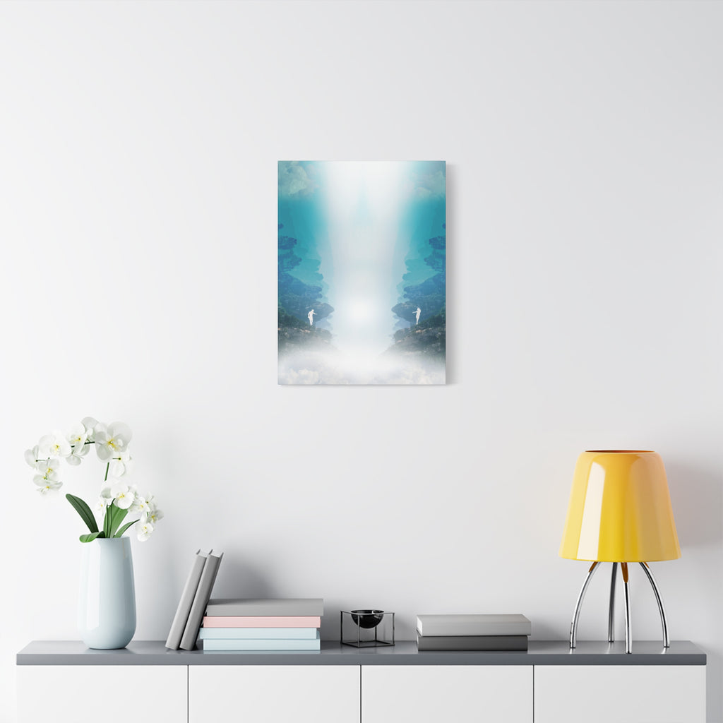 Lost Lovers Canvas Wall Art - Couple Surreal Landscape Decor