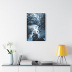Frozen Forest Canvas Wall Art - Winter Wonderland Nature Decor
